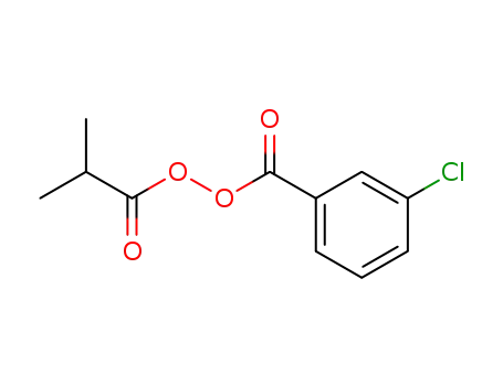 Molecular Structure of 25064-73-7 (m-Chlorbenzoyl-isobutyrylperoxid)