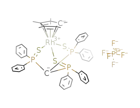 [(η(5)-C5Me5)Rh(η(3)-(SPPh2)3C-S,S',S'')]PF6