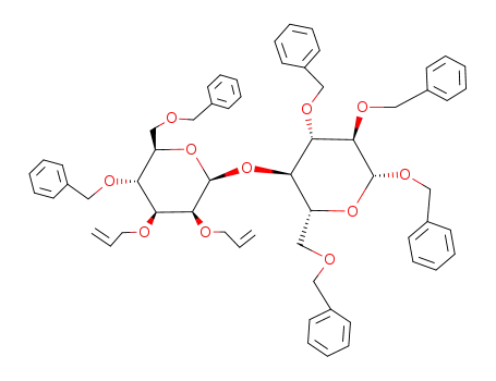 benzyl O-(2,3-di-O-allyl-4,6-di-O-benzyl-β-D-mannopyranosyl)-(1->4)-2,3,6-tri-O-benzyl-β-D-glucopyranoside