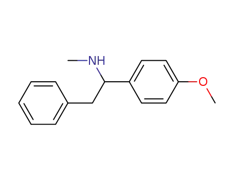 Molecular Structure of 93027-02-2 (ALPHA-(4-METHOXYPHENYL)-N-METHYLPHENETHYLAMINE)