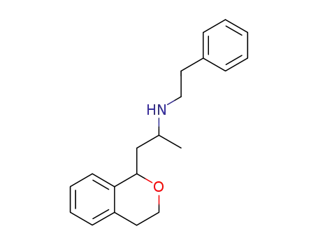 1H-2-Benzopyran-1-ethanamine,
3,4-dihydro-a-methyl-N-(2-phenylethyl)-
