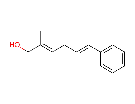 Molecular Structure of 114467-57-1 (2,5-Hexadien-1-ol, 2-methyl-6-phenyl-, (E,E)-)
