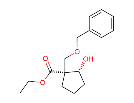 (1R,2R)-2-benzyloxymethyl-2-ethoxycarbonylcyclopentanol