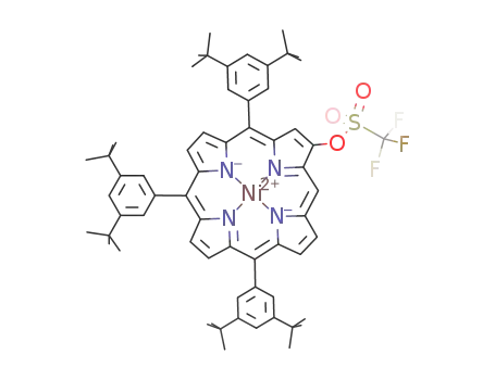 Ni((C(CH<sub>3</sub>)3)2C<sub>6</sub>H<sub>3</sub>CC<sub>4</sub>NH<sub>2</sub>CHC<sub>4</sub>NH(O<sub>3</sub>SCF<sub>3</sub>)C(C<sub>6</sub>H<sub>3</sub>(C(CH<sub>3</sub>)3)2)C<sub>4</sub>NH<sub>2</sub>C(C<sub>6</sub>H<sub>3</sub>(C(CH<sub>3</sub>)3)2)C<sub>4</sub>NH<sub>2</sub>)