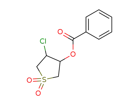Benzoic acid 4-chloro-1,1-dioxo-tetrahydro-thiophen-3-YL ester