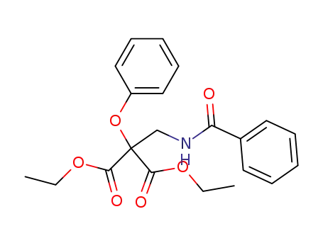 Diethyl (benzamidomethyl)(phenoxy)propanedioate