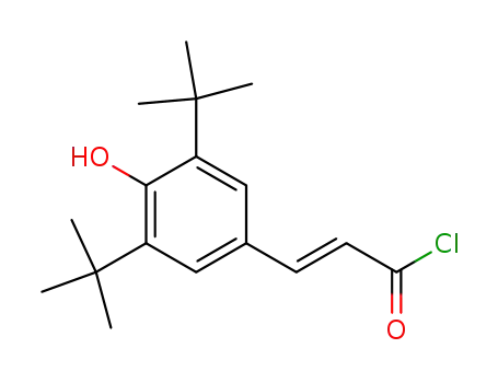 2-Propenoyl chloride, 3-[3,5-bis(1,1-dimethylethyl)-4-hydroxyphenyl]-,
(E)-