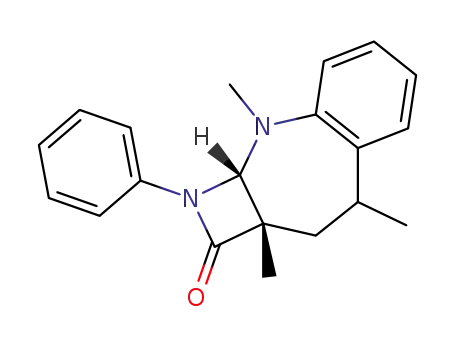 (2aR<sup>*</sup>4RS<sup>*</sup>9aR<sup>*</sup>) 1-phenyl-2a,4,9-trmethyl-1,2a,3,4,9,9a-hexahydro-2H-azeto <2,3-b> <1> benzoazepin-2-one