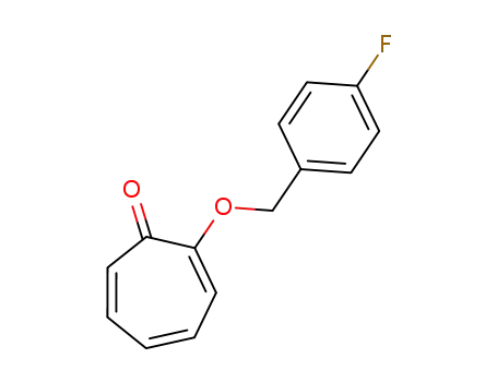 Molecular Structure of 1002736-86-8 (2-(p-fluorobenzyloxy)tropone)