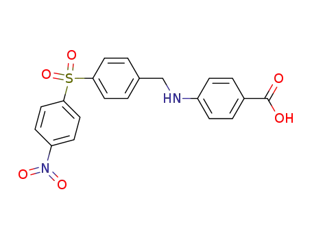 4-[4-(4-nitro-benzenesulfonyl)-benzylamino]-benzoic acid