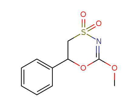 1,4,3-Oxathiazine,5,6-dihydro-2-methoxy-6-phenyl-, 4,4-dioxide cas  36743-47-2