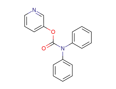 Molecular Structure of 856965-41-8 (diphenyl-carbamic acid-[3]pyridyl ester)
