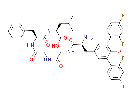 C<sub>40</sub>H<sub>41</sub>F<sub>4</sub>N<sub>5</sub>O<sub>7</sub>