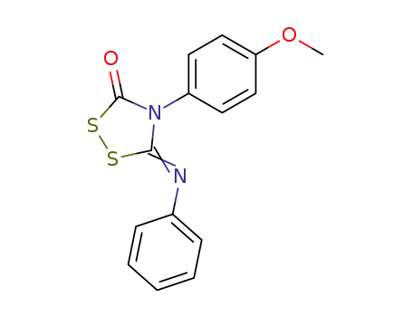 4-(4-Methoxy-phenyl)-5-[(Z)-phenylimino]-[1,2,4]dithiazolidin-3-one