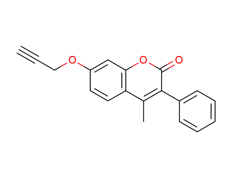 Molecular Structure of 135301-04-1 (4-methyl-3-phenyl-7-propargyloxycoumarin)
