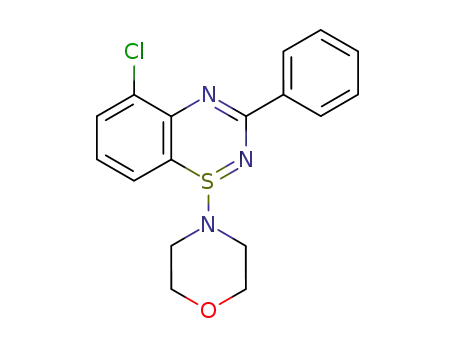 5-chloro-1-morpholino-3-phenyl-1λ<sup>4</sup>,2,4-benzothiadiazine