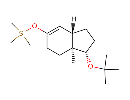 <1S-(1α,3aβ,7aα)>-1-tert-butoxy-2,3,3a,6,7,7a-hexahydro-7a-methyl-5-trimethylsilyloxy-1H-indene
