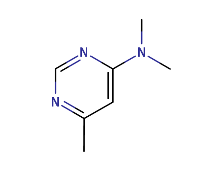 Pyrimidine, 4-dimethylamino-6-methyl- (6CI)