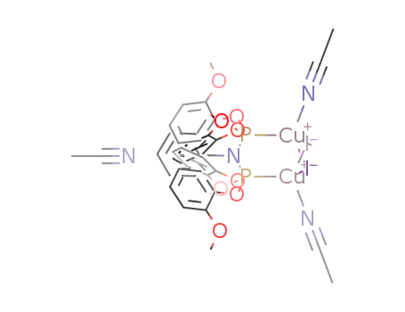 Cu2(μ2-I)2(NCCH3)2(PhN(P(OC6H4OMe-o)2)2)*CH3CN