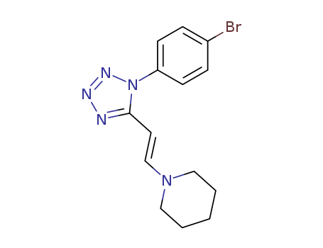 1-(2-[1-(4-BROMOPHENYL)-1H-TETRAAZOL-5-YL]VINYL)PIPERIDINE