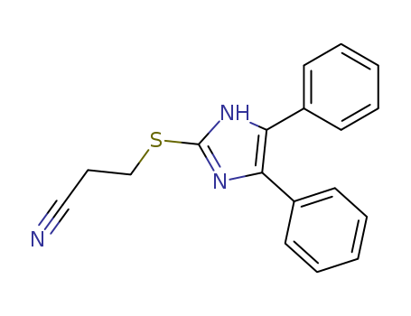 2-Cyanoethylthio-4,5-diphenylimidazole