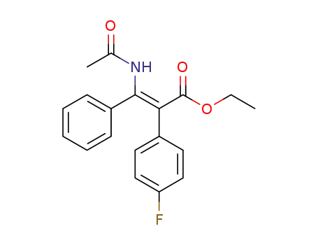 ethyl (2Z)-3-(acetylamino)-2-(4-fluorophenyl)-3-phenylacrylate