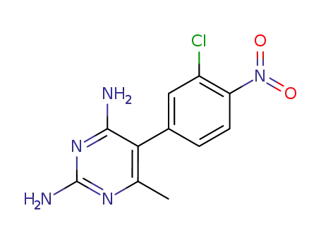 2,4-Pyrimidinediamine, 5-(3-chloro-4-nitrophenyl)-6-methyl-