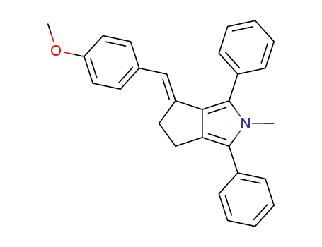 (4E)-5,6-Dihydro-4-(4-methoxyphenyl)methylen-2-methyl-1,3-diphenyl-4H-cyclopenta<c>pyrrol