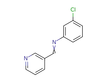 3-クロロ-N-(3-ピリジニルメチレン)ベンゼンアミン