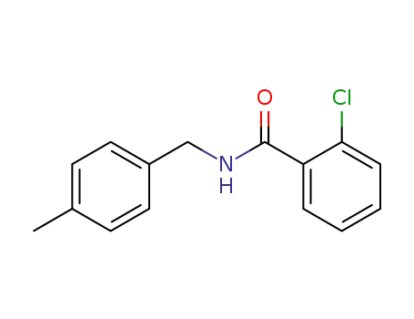 Molecular Structure of 41882-21-7 (2-chloro-N-(4-methylbenzyl)benzamide)
