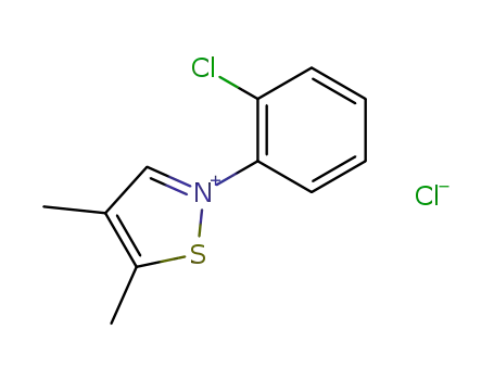 Isothiazolium, 2-(2-chlorophenyl)-4,5-dimethyl-, chloride