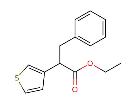 3-Phenyl-2-thiophen-3-yl-propionic acid ethyl ester