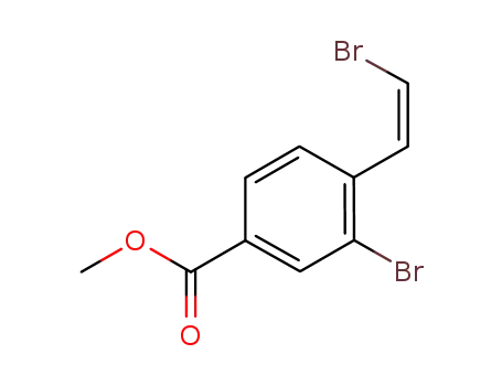 3-bromo-4-(2-bromovinyl)benzoic acid methyl ester