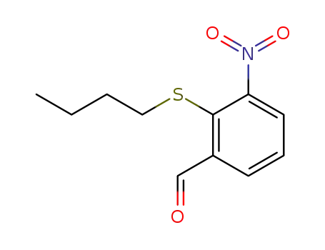 Benzaldehyde, 2-(butylthio)-3-nitro-