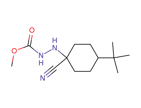Hydrazinecarboxylic acid, 2-[1-cyano-4-(1,1-dimethylethyl)cyclohexyl]-,
methyl ester