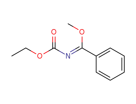 Benzenecarboximidic acid, N-(ethoxycarbonyl)-, methyl ester