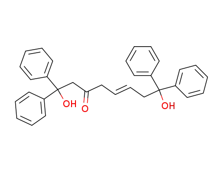 Molecular Structure of 81912-09-6 (1,8-dihydroxy-1,1,8,8-tetrephenyl-5-octen-3-one)