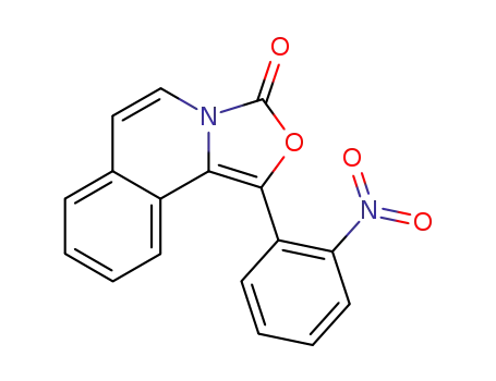 1-(2-nitro-phenyl)-oxazolo[4,3-<i>a</i>]isoquinolin-3-one