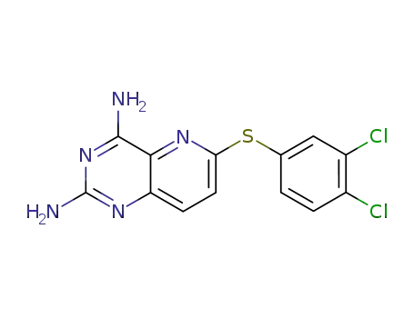 Pyrido[3,2-d]pyrimidine-2,4-diamine, 6-[(3,4-dichlorophenyl)thio]-