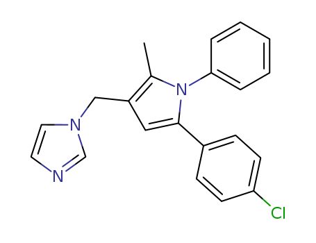 1H-Imidazole,1-[[5-(4-chlorophenyl)-2-methyl-1-phenyl-1H-pyrrol-3-yl]methyl]-