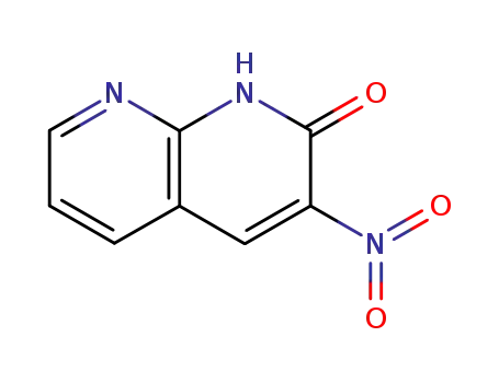Molecular Structure of 5174-89-0 (3-Nitro-1,8-naphthyridin-2-ol)