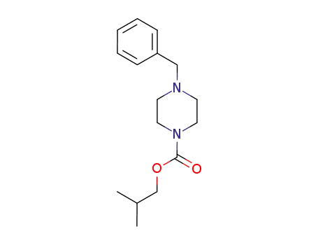 1-Piperazinecarboxylic acid, 4-(phenylmethyl)-, 2-methylpropyl ester