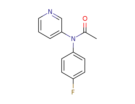 Molecular Structure of 123846-74-2 (3-<N-Acetyl-N-(4-fluorophenyl)amino>pyridine)
