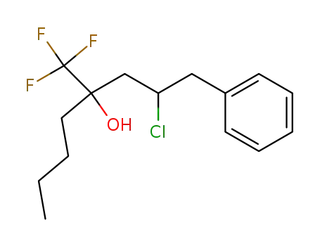 2-chloro-1-phenyl-4-(trifluoromethyl)-4-octanol
