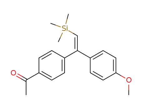 1-{4-[(E)-1-(4-Methoxy-phenyl)-2-trimethylsilanyl-vinyl]-phenyl}-ethanone