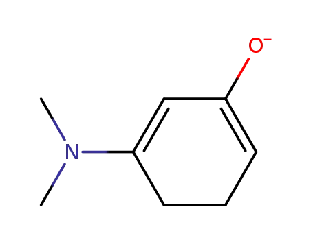 Molecular Structure of 78890-75-2 (5-Dimethylamino-cyclohexa-1,5-dienol anion)
