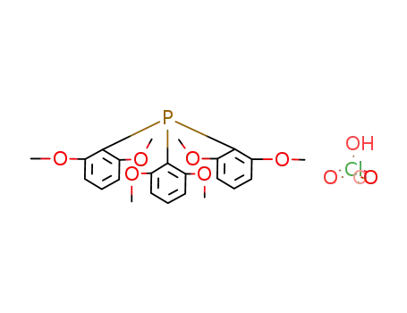 Perchloric acid;tris(2,6-dimethoxyphenyl)phosphane
