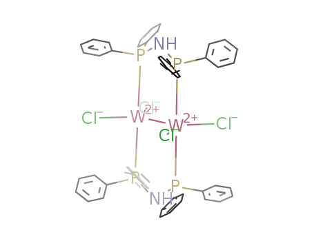 Molecular Structure of 264202-30-4 (W2Cl4(μ-bis(diphenylphosphino)amine)2)