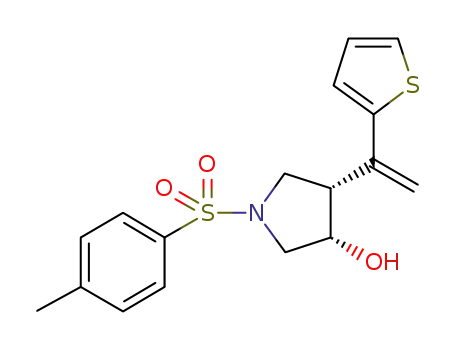 (3S,4S)-1-[(4-methylphenyl)sulfonyl]-4-[1-(2-thienyl)ethenyl]-3-pyrrolidinol