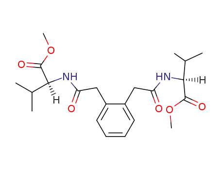 (S)-2-(2-{2-[((S)-1-Methoxycarbonyl-2-methyl-propylcarbamoyl)-methyl]-phenyl}-acetylamino)-3-methyl-butyric acid methyl ester